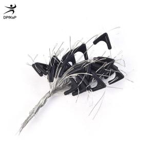 DP👓🧤🎾 50pcs Set Fishing sub line splitters Double Hooks Contactor Device accessories