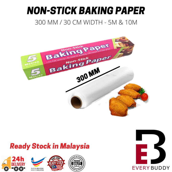 Ready Stock Non Stick Baking Paper / Oven Bakeware Baking Paper