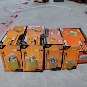 GROSIR MURAH 1 lusin gembok kuning 1box isi 12pcs 20mm 25mm 30mm 38mm 50mm