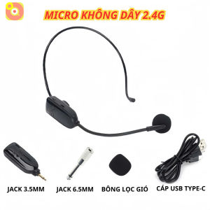 Micrô Không Dây TG24G - Thiết Kế Tối Giản Dễ Dàng Kết Nối Pin Khủng Tương Thích Nhiều Hệ Thống
