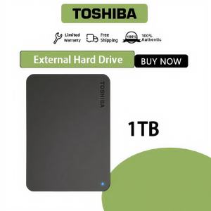 Toshiba External Hard Disk 2TB 1TB HDD USB 3.0 2.5"HDD Canvio Basics Portable expansion mobile hard drive for PC laptop with Windows Android