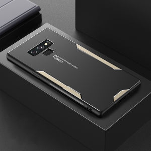 LANLIN For Samsung Galaxy Note 9 Samsung Galaxy Note 10 Pro Phone Case Metal Frosted Back Shell Soft TPU Frame Casing Ultra-thin Anti-fall Aluminum Cover For Samsung Note 9 Phone Case