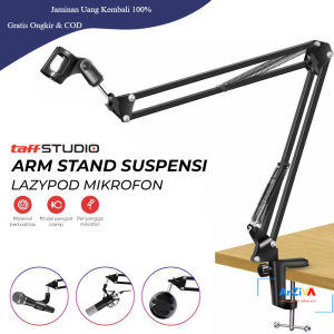 TaffSTUDIO Arm Stand Suspensi Lazypod Mikrofon - NB-35 - Black