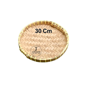 TAMPAH BAMBU MINI 30CM TAMBIR NYIRU NAMPAH NAMPAN CECEMPEH TUMPENG TERMURAH