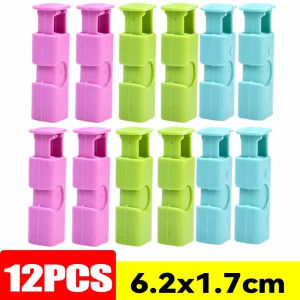 Dizoey 24/1PCS Reusable Food Sealing Clips Bread Storage Bag Clip Snack Wrap Bag Spring Clamp Kitchen Fresh-Keeping Spring Sealer Clamp