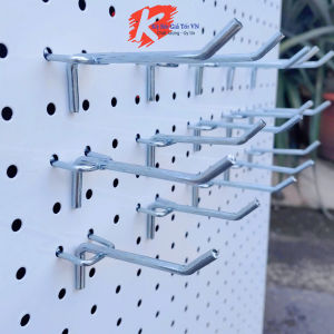 {Combo 20 Móc} Móc bổng cài tấm tôn đục lỗ cài bảng Pegboard treo phụ kiện đa năng