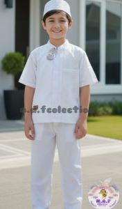 koko anak putih fullkncing naf//Cod koko Pakistan Putih Anak Laki laki Busana Muslim anak laki laki lengan panjang 1-12 tahun//Setelan Baju Koko Pakistan Putih Anak Laki Laki//baju koko muslim anak laki laki pakistan/ baju setelan koko anak laki laki 4-12