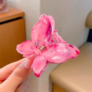 Kẹp tóc bươm bướm kẹp tóc hình bướm vân đá màu Gradient kẹp tóc dễ thương phong cách Hàn Quốc