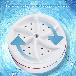 Rotating Turbines Washer Wheel Bubble Ultrasonic Turbo Washing Machines Multifunction Cleaning Low Noise for Business Trip