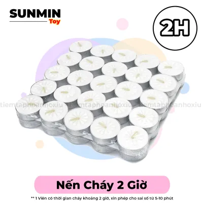 Sáp Nến Thơm Phòng Hình Bông Hoa Không Khói An Toàn Sức Khoẻ - Nến Viên Chơi Đồ Nấu Ăn