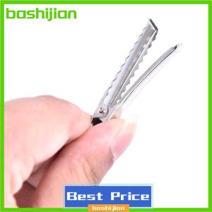 bashijian 50pcs kim loại cá sấu tóc Clip Bow teethed barrette Cá Sấu kẹp DIY Clip