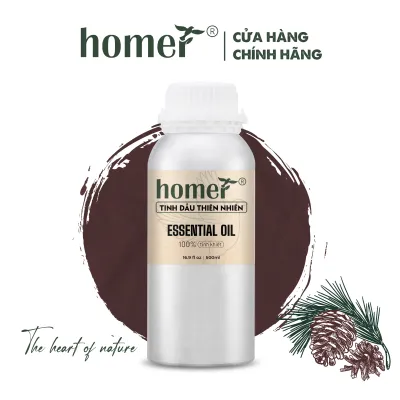 Tinh Dầu Gỗ Thông Trắng Homer 20ml/100ml - Chính Hãng Đạt Chuẩn Kiểm Định Cao Cấp - Tinh Dầu Xông Thơm Phòng Thư Giãn Khử Mùi hiệu quả