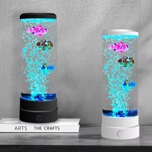 Bubble Fish Lamp โคมไฟ แสงสวยๆ สีละมุนตา พร้อมปลา พร้อมส่ง