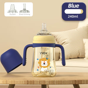 Baby Shine 3in1 Botol Susu Bayi Botol Minum Sedotan Training Anak PPSU Anti-Colic BPA Free