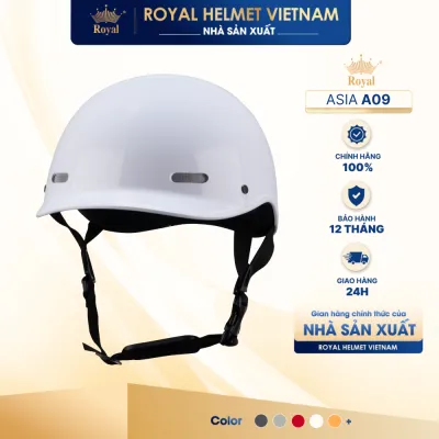 [NHÀ SẢN XUẤT] Mũ Bảo Hiểm 1/2 Đầu Asia A09 Thời Trang Cho Nam Và Nữ Bán Chạy Chính Hãng Mũ Bảo Hiểm | Trực tiếp từ NSX