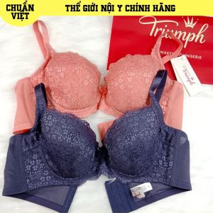 Áo Lót Nữ Triumph Simply Sculpt Blossom Wp E002469 - Áo Ngực Có Gọng - Đệm Mỏng Không Mút - Bầu Ngực To