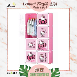 LEMARI PLASTIK & PORTABLE: MULTIFUNGSI, SUSUN, & KARAKTER