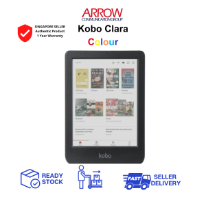 Official SG Kobo Reseller [eReader] Kobo Clara Colour - 6 inches Display | FREE Screen Protector
