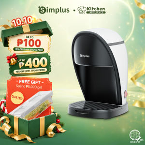 Simplus Coffee Maker Multifunctional Drip Brewer Dual Use for Coffee and Tea Mini Compact 250ml Water Tank