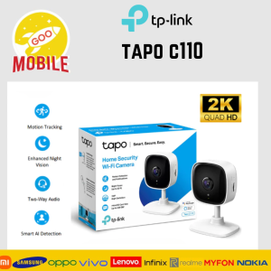 TP-Link Tapo C110 3MP Full HD Wireless WiFi Smart Security Surveillance IP Camera - WARRANTY