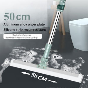 180 Degrees Rotatable Hand Push Mop Sweeper Broom Household Floor Window Wiper Scraper