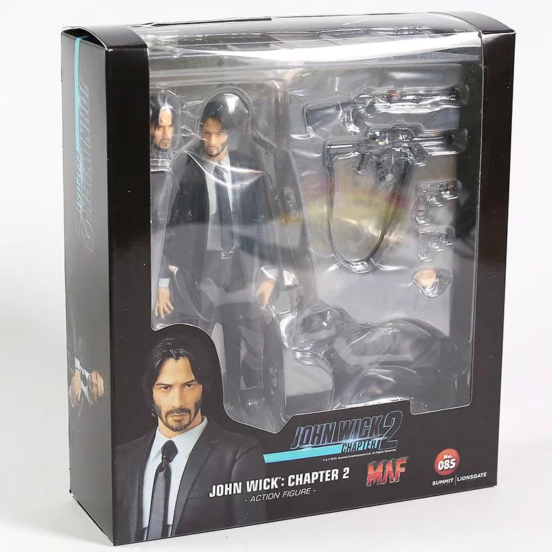 Figurine John Wick Chapitre 2 – MAFEX 15 Cm – PVC Neuf Sous Blister