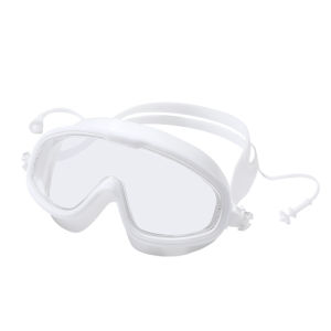 Kính bơi trẻ em Panorama 360° ống kính HD góc nhìn siêu rộng chống thấm chống mờ hơi nước kèm bịt tai
