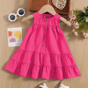 Dress Anak Perempuan Terbaru Bahan Crinkel//Baju Dress Harian Anak Perempuan Varian Warna Usia Umur 1-5 Tahun