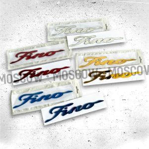EMBLEM FINO XMAX MIO SOUL GT 125 MIO M3 MIO S MIO Z MIO SMILE MIO J MIO SPORTY MIO 125 EMBLEM LOGO BODY YAMAHA MATIC AKRILIK TEBAL 2MM STIKER BODY SET ISI 2pcs + PEREKAT PNP STICKER KACA ACRYLIC VARIASI WARNA BIRU MERAH GOLD SILVER