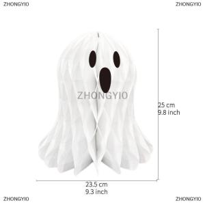 [COD] ZHONGYI0 ตกแต่งรังผึ้งผีฮาโลวีนธีมฮาโลวีนปาร์ตี้เดสก์ทอปตกแต่งรังผึ้งบรรยากาศสำหรับตกแต่งบ้าน