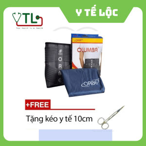 Đai thắt lưng Olumba Tặng kéo y tế 10cm