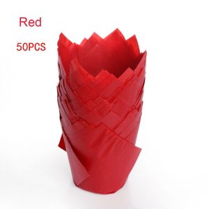 dohobby DIY Cake Muffin Cups Pastry Tools Bakeware Cupcake Liners Tulip Baking Cup Party Supplies