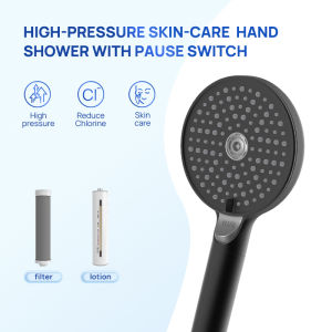 JOMOO High Pressure 3 Modes Spray One-Button Stop Rain Shower Head for Bathroom