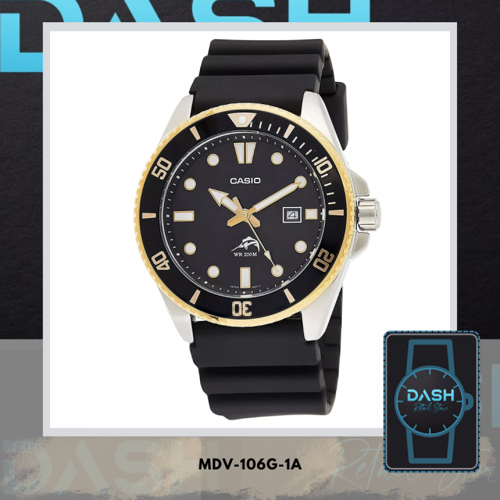 200m Casio Mdv106 G 100% ORIGINAL Casio Duro Divers Watch MDV-106G