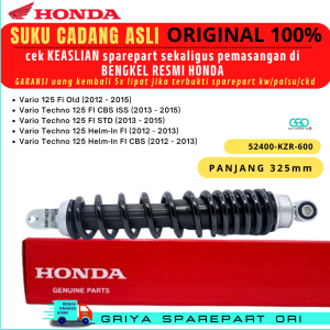 Shock Shockbreaker belakang Vario 125 Old Ori Original AHM Shock belakang HONDA Vario Techno 125 KZR Honda Genuine Parts