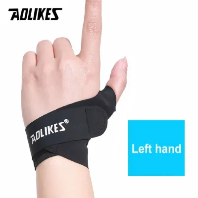 (SG Seller) Aolikes 1 Pc Elastic Bandage Wrist Support Thumb Hand Brace Finger Splint Tennis Weightlifting Wrist Protection Finger Splint-FH15