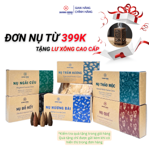 Nụ trầm khói ngược Dương Minh xông thơm nhà thư giãn thờ cúng phong thủy 100% tự nhiên