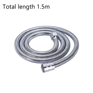 Kebidumei Turbocharged Showerhead Three Speed Mode Pause Function Switch with 1.5 Meters Encrypted Pipe for Bathroom Shower