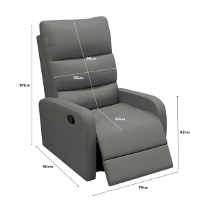 JIJI.SG Maisie Pet Friendly Single Recliner Sofa Chair Pre-Assembly