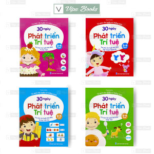 Sách - 30 Ngày Phát Triển Trí Tuệ Dành Cho Trẻ 2-4 Tuổi (Bộ 4 Cuốn)