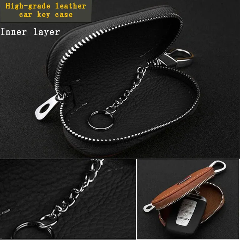 Colors Leather Car Key Bag Case Logo For Chevrolet:Captiva Cruze