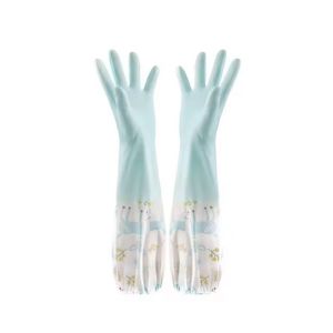 Non-Slip Latex Long Gloves Dishwashing Laundry Cleaning Rubber Gloves for Secure Dishwashing