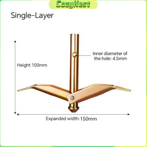 C.N Ground Anchor Metal Sturdy Hook Ground Anchors Durable Single/Double-Layer Fixers For Greenhous