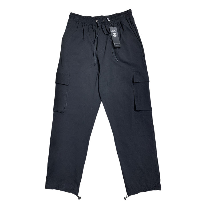 Quần Cargo Pants Basic JOG Nam Kaki Túi Hộp Ống Rộng