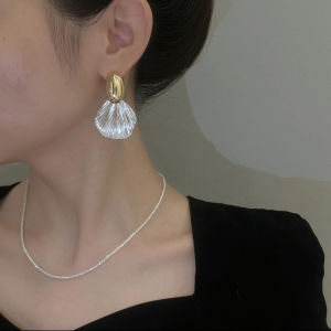 [fenggongshuode] Light Luxury High-End Design Niche Temperament Banquet Fashion Earrings