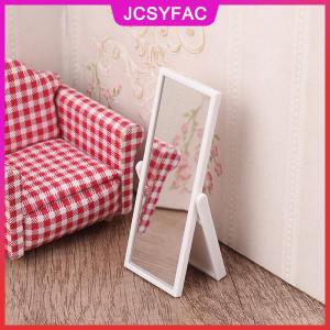 JCSYFAC 1:12 Dollhouse mô phỏng đầy đủ chiều dài gương Dollhouse thu nhỏ đồ nội thất trang trí búp bê Nhà Phụ kiện cho trẻ em Đồ chơi