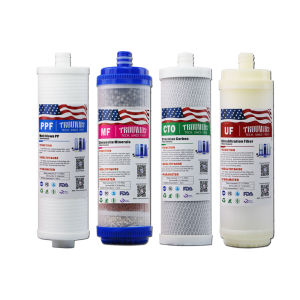 4PCS 10 Inch Filter Purifier Cartridge Replacement Filter PP/5in1/CTO/Ultrafiltration