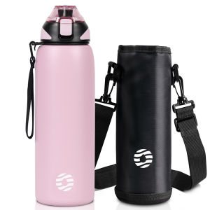 FJbottle Energetic One-Touch Insulated Water Bottle With Bag 600/800/1000ml Botol Air Tahan Sejuk