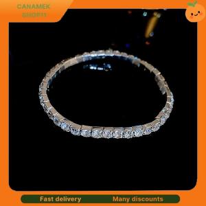 ❣️❣️❣️ Fashion Charm Zircon Tennis Bracelet Elastic Chain Bracelet Crystal Adjustable Chain Bracelet Women Jewelry
