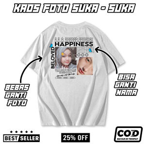 KAOS CUSTOM AESTHETIC 8 - BEBAS REQUEST PAKAI FOTO DAN NAMA SENDIRI - KAOS BUCIN STREETWEAR - KAOS VIRAL PRIA WANITA BAYAR DI TEMPAT (COD)
